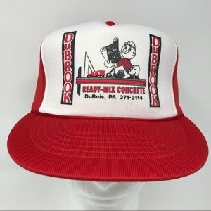 DuBrook Ready-Mix Concrete RARE Vtg All-Foam Hat